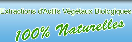 L'extration d'actif végéteaux 100% Naturelle